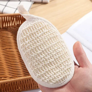 Miếng Pad Tẩy Tế Bào Chết Sợi Lanh Sisal Thiên Nhiên - Bông Tắm Sạch Sâu, Mịn Da