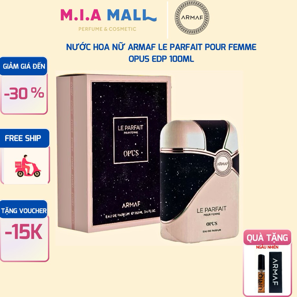 [Chính Hãng Armaf] Nước hoa nữ Armaf Le Parfait Pour Femme Opus EDP 100ml