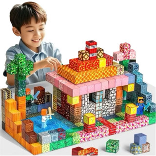  Đồ chơi nam châm xếp hình sáng tạo phát triển trí tuệ cho bé trai bé gái 