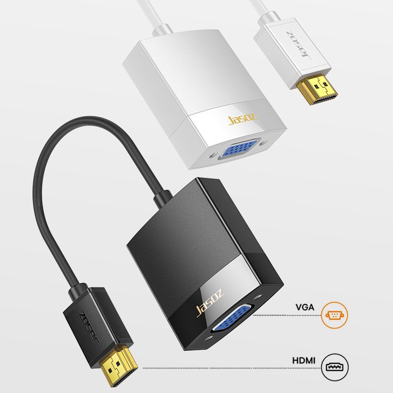 Bộ Chuyển Đổi HDMI to VGA 1080P – HDMI Male Sang VGA Female Cho Máy Chiếu Màn Hình