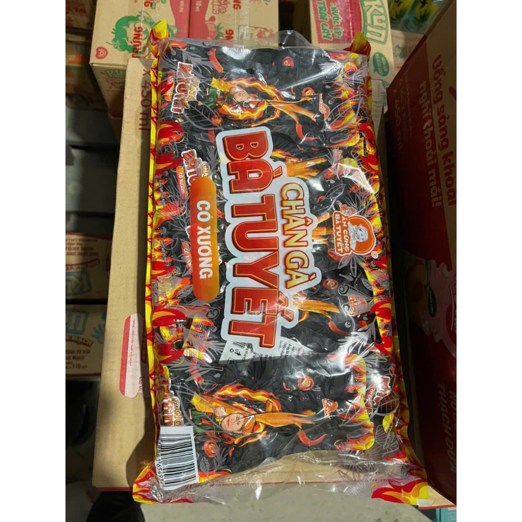 Túi 20 Chân Gà Bà Tuyết Không Xương/Có Xương Đủ Vị Tê Cay/Xả Tắc