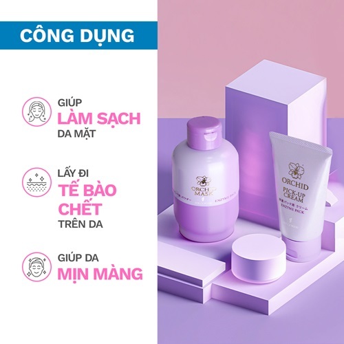 Bộ tẩy tế bào chết enzyme Hollywood Orchid Enzyme Pack Set