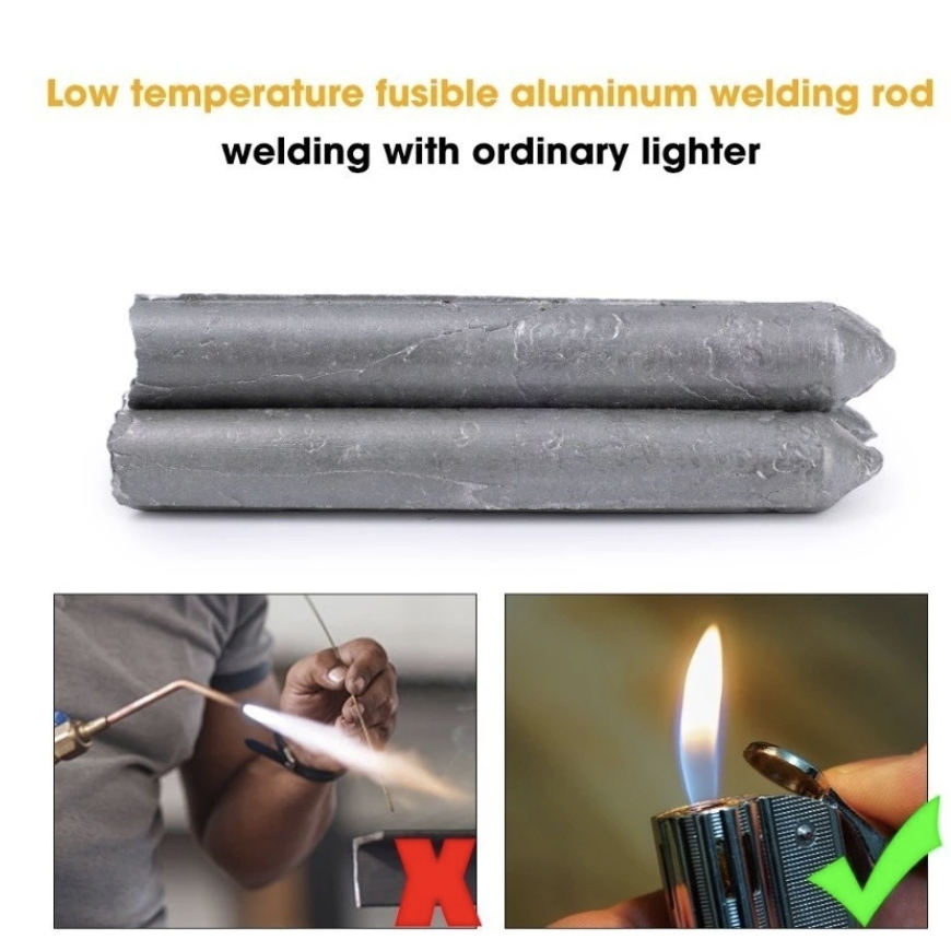 🏵️🏵️Que hàn inox nhôm đồng đa năng nhiệt độ tan chảy thấp dùng gia công Que hàn nhẹ hơn Dùng để hàn ống đồng, nhôm, sắt