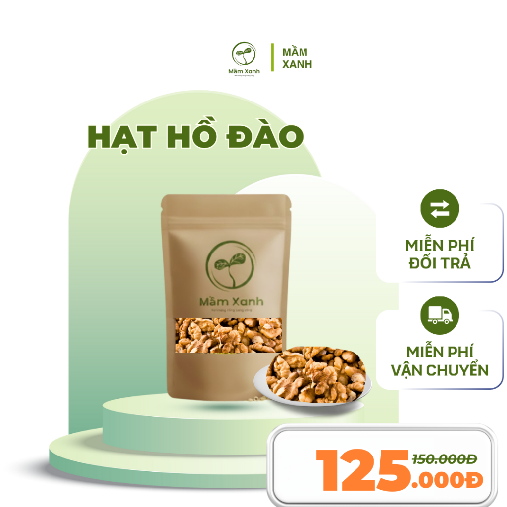 Hạt Hồ Đào Mỹ Nhập Khẩu – Pecan Nuts – Tốt Cho Tim Mạch – Giàu Omega 3 – Ăn Vặt Healthy