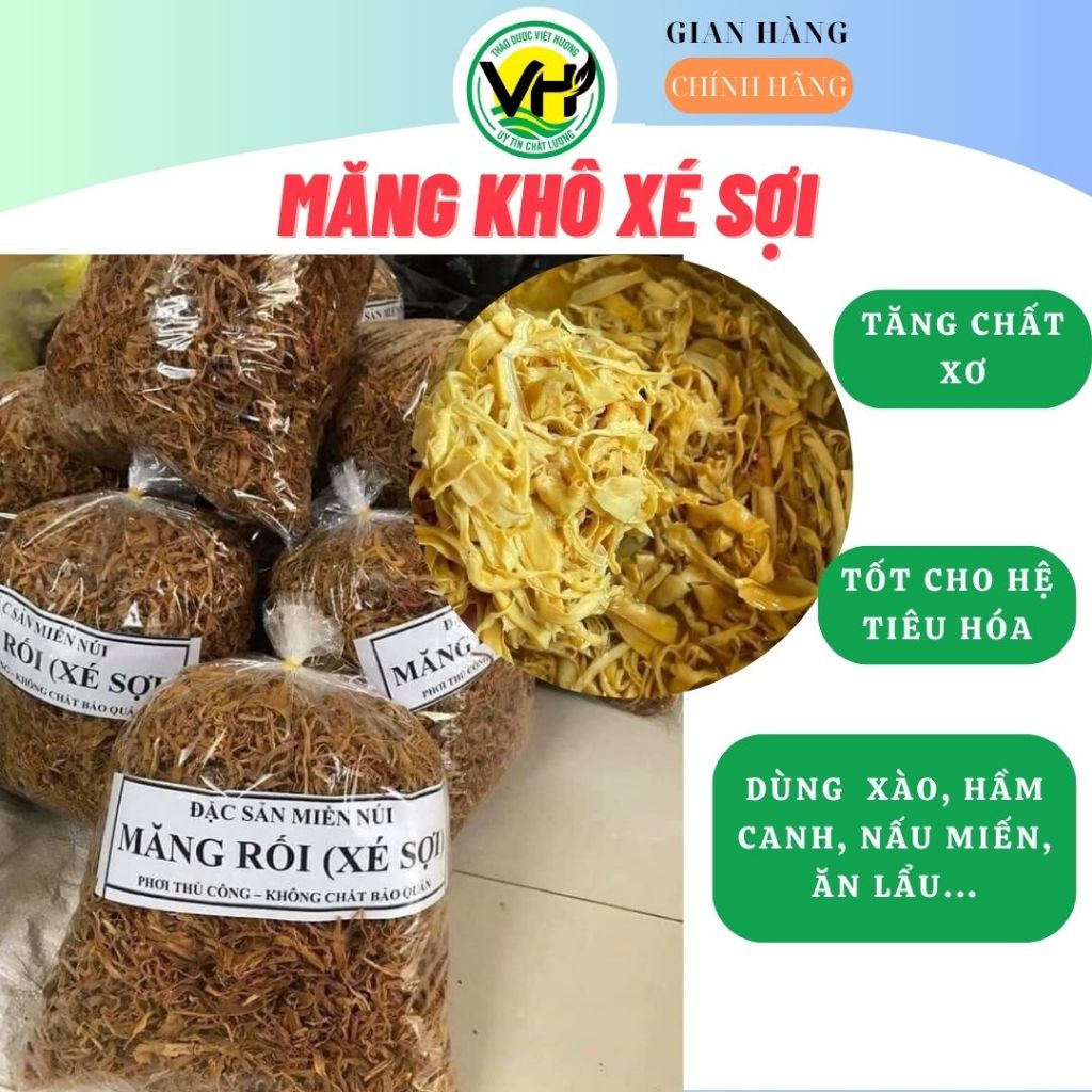 500gr Măng khô xé sợi (măng rối)