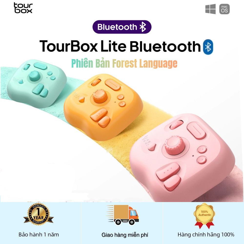 [NEW 2025] TourBox Lite Bluetooth - Bộ Bàn Phím Đa Năng Bluetooth Kết Nối Không Dây Thiết Kế Đồ Họa