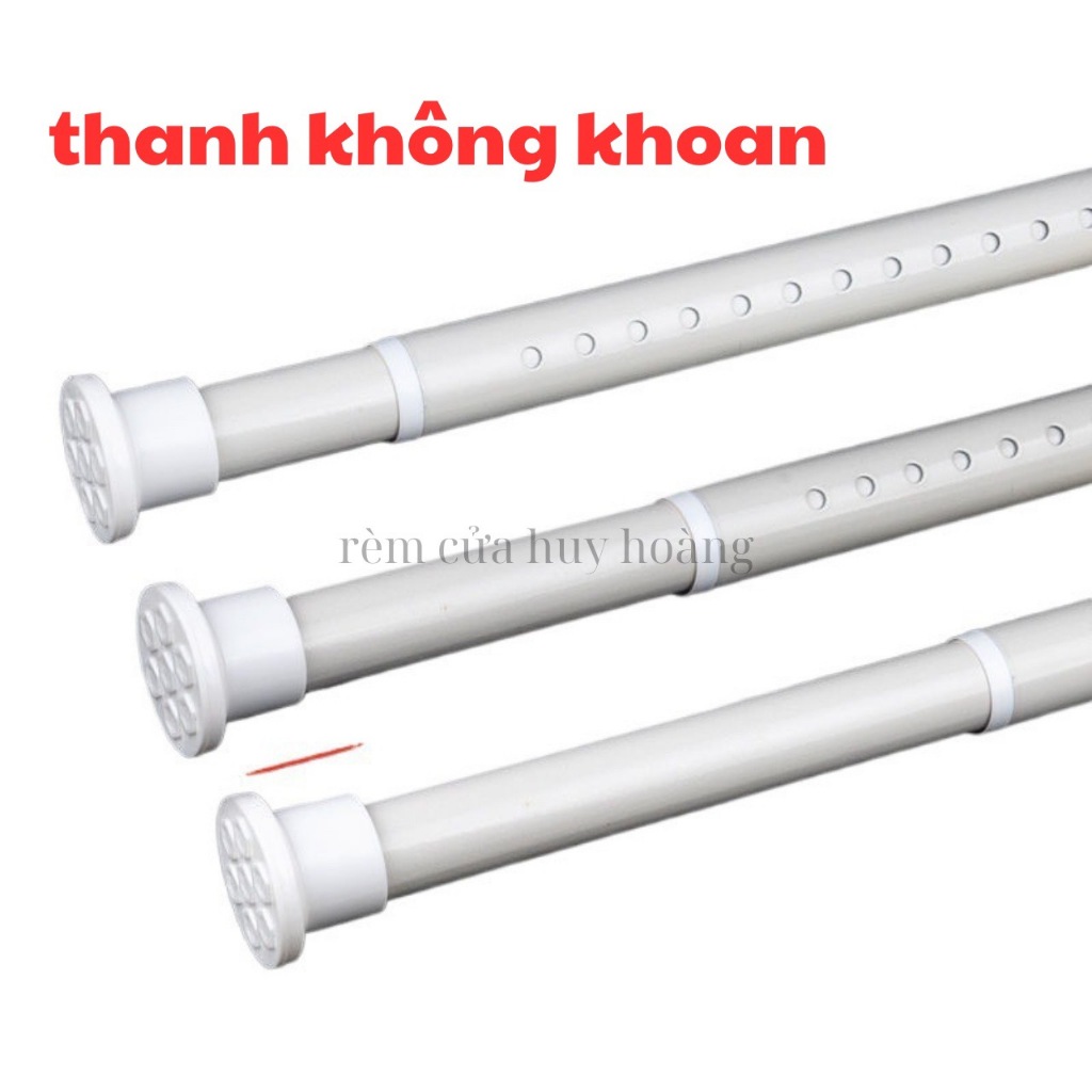 thanh treo rèm TREO 2 LỚP , tặng kèm giá đôi đầy đủ phụ kiện