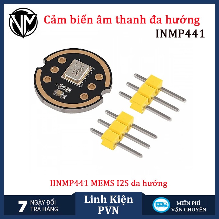 Cảm biến âm thanh INMP441 MEMS I2S, Micro đa hướng