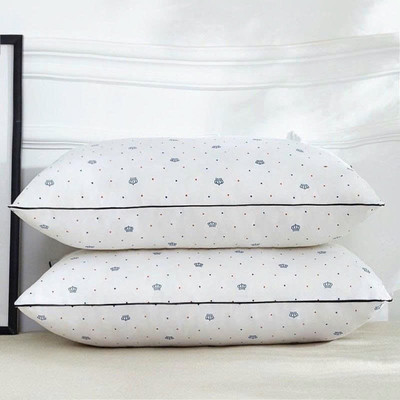Combo 2 chiếc ruột gối vương miện kích thước 45x65 ruột bông gòn kháng khuẩn - gối ngủ người lớn