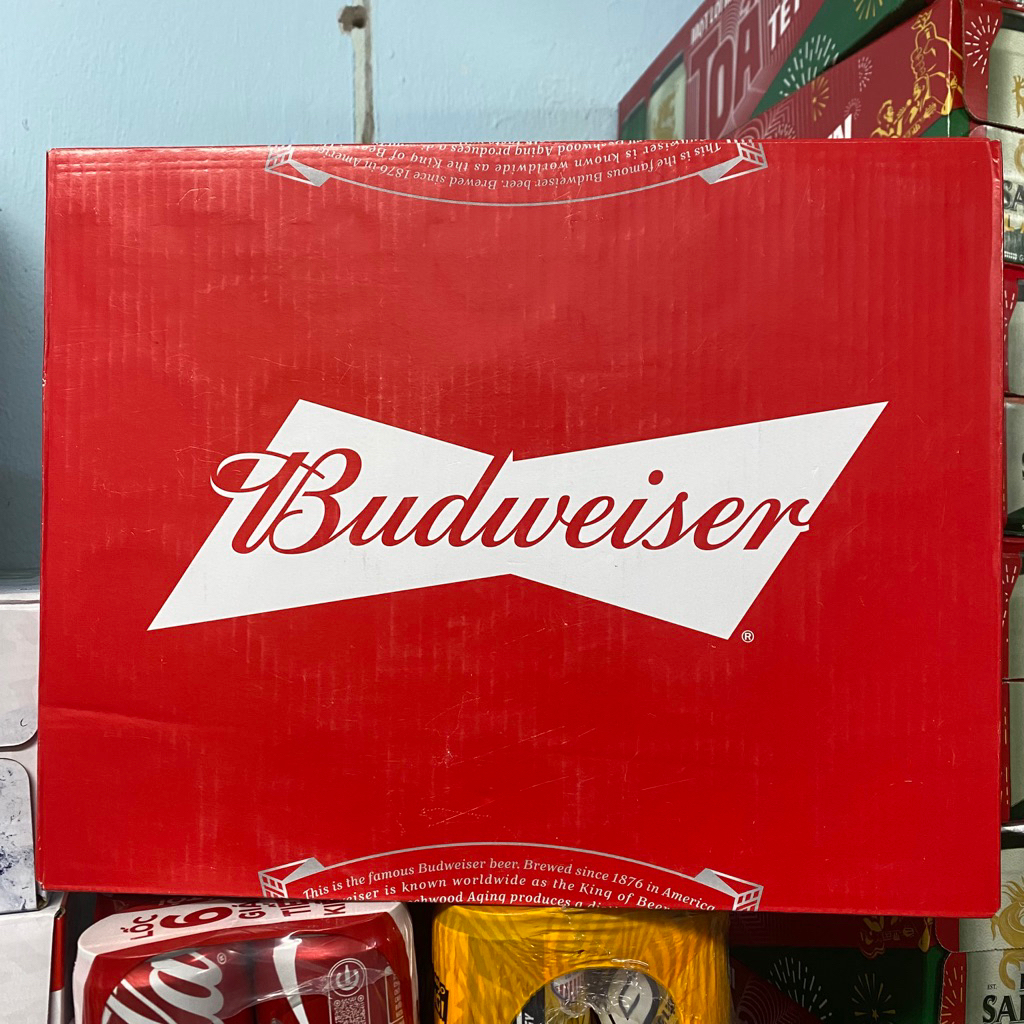 ( GIAO HOẢ TỐC) BIA BUDWEISER THÙNG 20 LON330ml DATE