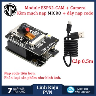 Module thu phát wifi camera ESP32-CAM kèm Camera OV3660 tích hợp wifi, camera - chuyên dụng và bluetooth 4