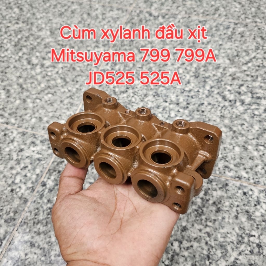 Cụm xylanh đầu xịt Mitsuyama 599 599A JD 520 520A