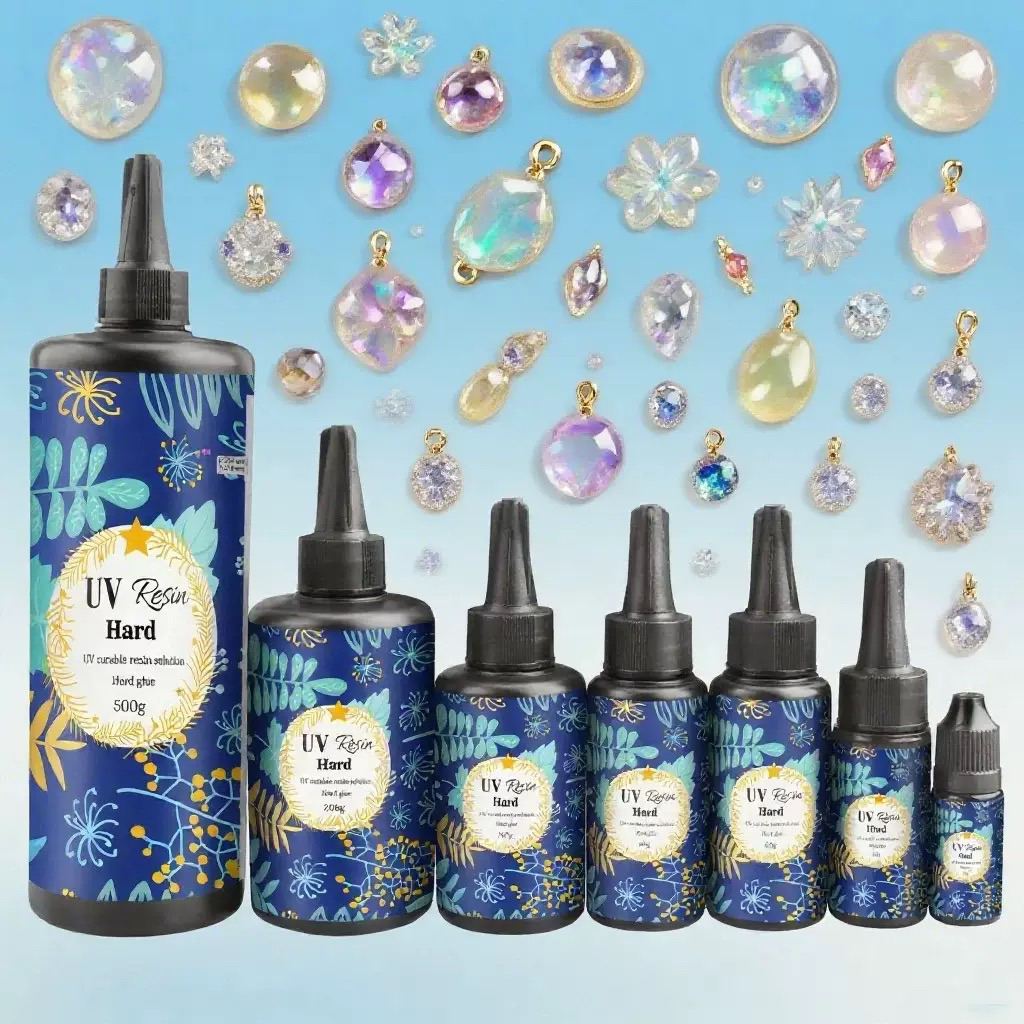 Keo uv resin Hard không bóng, keo uv không mùi, keo resin uv, keo epoxy, keo epoxy trong suốt siêu t