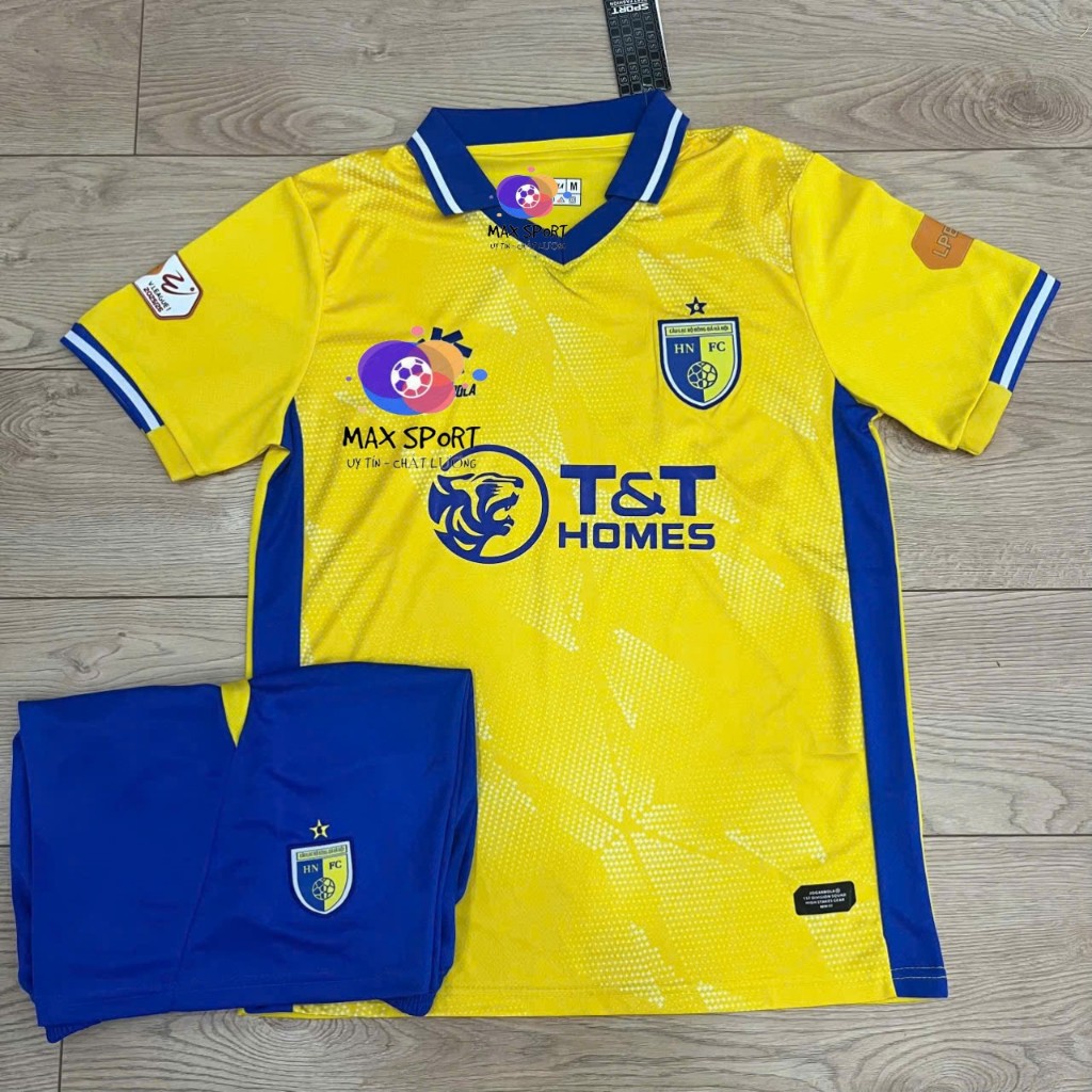 Bộ Quần Áo Bóng Đá CLB Hà Nội 25/26, Áo Hà Nội FC, Chuẩn Thi Đấu, Vải Thái Cao Cấp