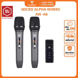Micro không dây Alpha Works A6 , Micro AW - A6 - Chính hãng PGI Phân Phối.