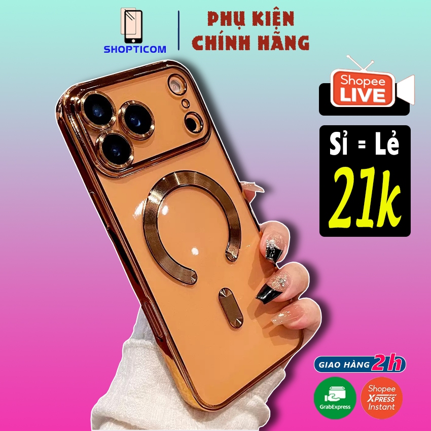 Ốp lưng iphone hỗ trợ sạc không dây đủ màu 11 Promax 12 12Promax 13 13Pro 14 14Promax 15 15Promax SP