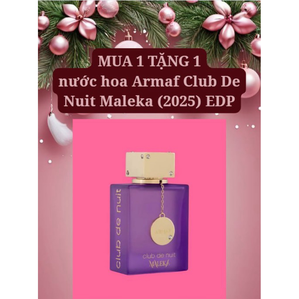 MUA 1 TẶNG 1 - CHIẾT 10ML - NƯỚC HOA CLUB TÍM MALEKA