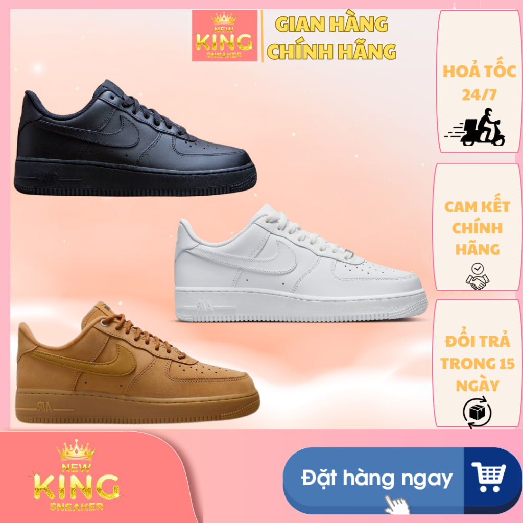 [𝙎𝘼𝙇𝙀 Chính Hãng]Giày AF1 Low Nam Nữ Phù Hợp Với Nhiều Phong cách phối đồ Basic.Giày AF1 Low Chính H