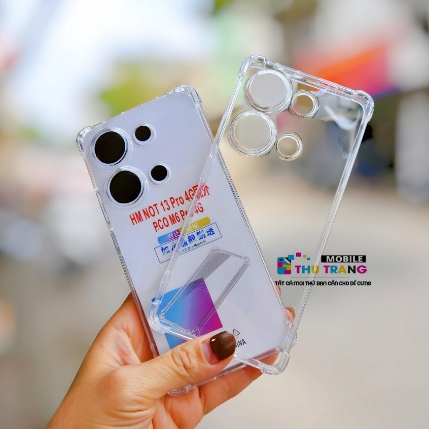 Ốp lưng Dành Cho Redmi 13R Note 13R Pro Note 13 Note 13 Pro Note 10 5G dẻo trong chống sốc bảo vệ ca