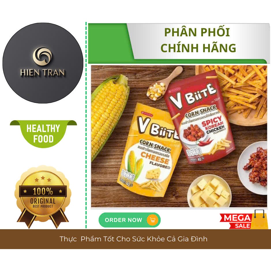 Bánh Snack Bắp  Vfood  Nhập Khẩu Thái Lan 40g CÁC LOẠI