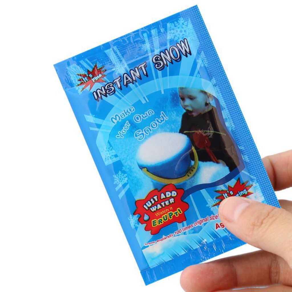 TUYẾT XANH BÔNG BẠC - TUYẾT LÀM SLIME, TUYẾT NHÂN TẠO, đồ chơi (toy)