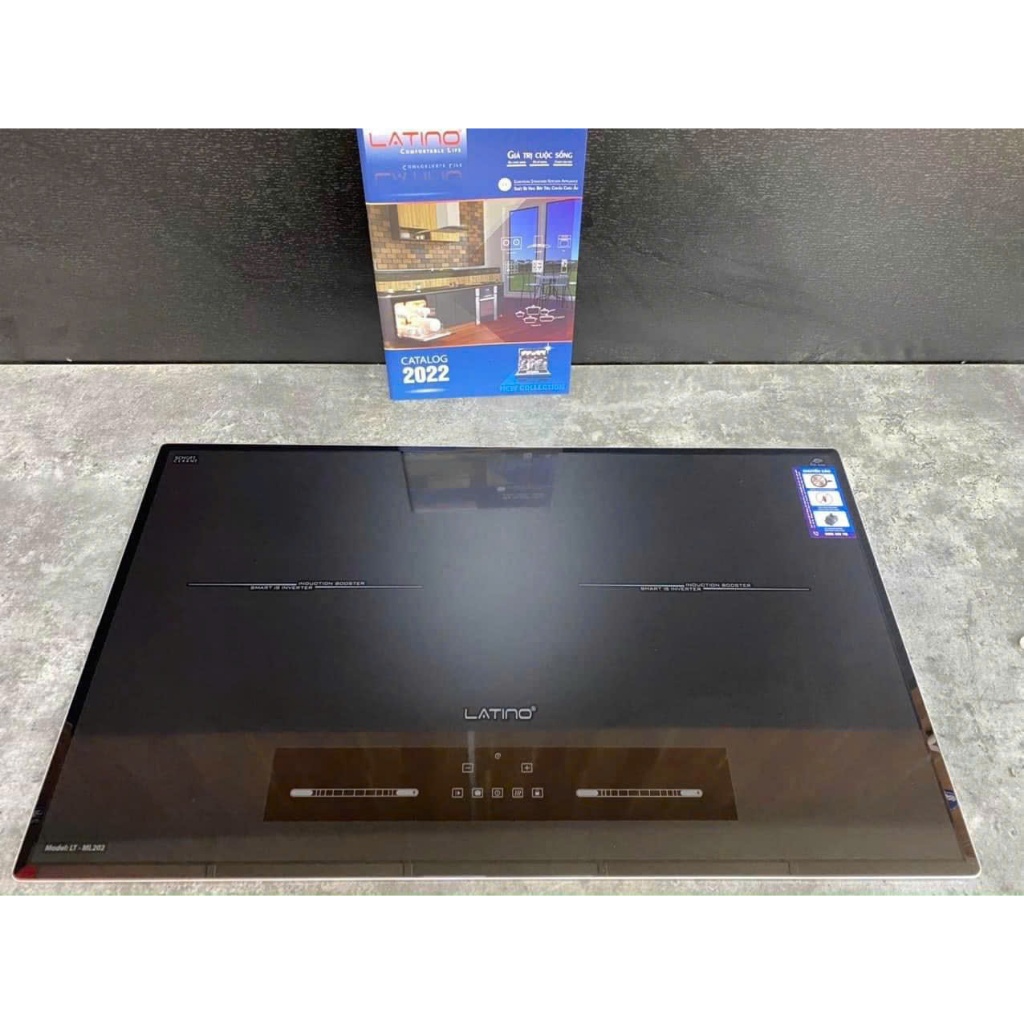 Bếp từ LATINO ML202 | Kính Đức |Tổng công suất 6000W | Nhập khẩu Malaysia | Bảo hành 3 năm
