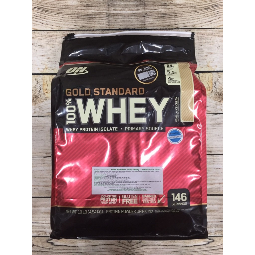 Sữa Bột Dinh Dưỡng Tăng cơ Optimum Nutrition Gold Standard 100% Whey 2lb (29 servings)