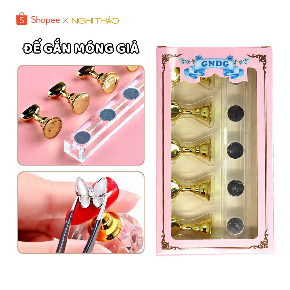 Đế gắn móng giả làm nail Nghi Thảo Nails