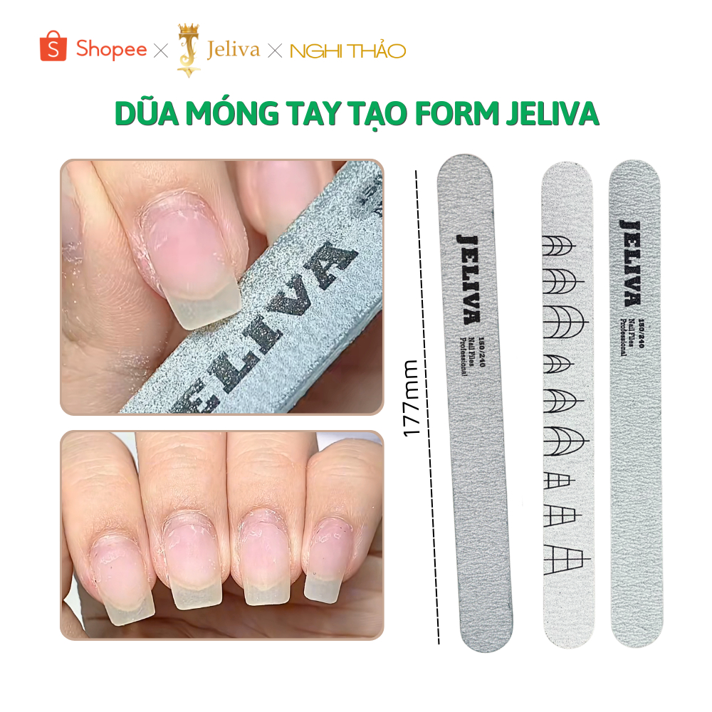 Dũa móng tay tạo form JELIVA Nghi Thảo