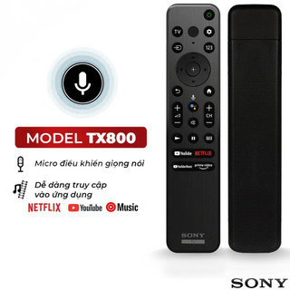 Remote Tivi Sony RMF-TX520P Giọng Nói Bluetooth - Thay Thế Smart TV Sony 2015-2025 Tặng Pin