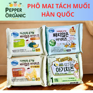 Phô mai tách muối Hàn Quốc cho bé ăn dặm từ 6M+ (kèm đá khô date 09.2026)