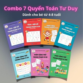  Sách - Combo 7 Cuốn Sách Toán Phát Triển Tư Duy Cho Bé 