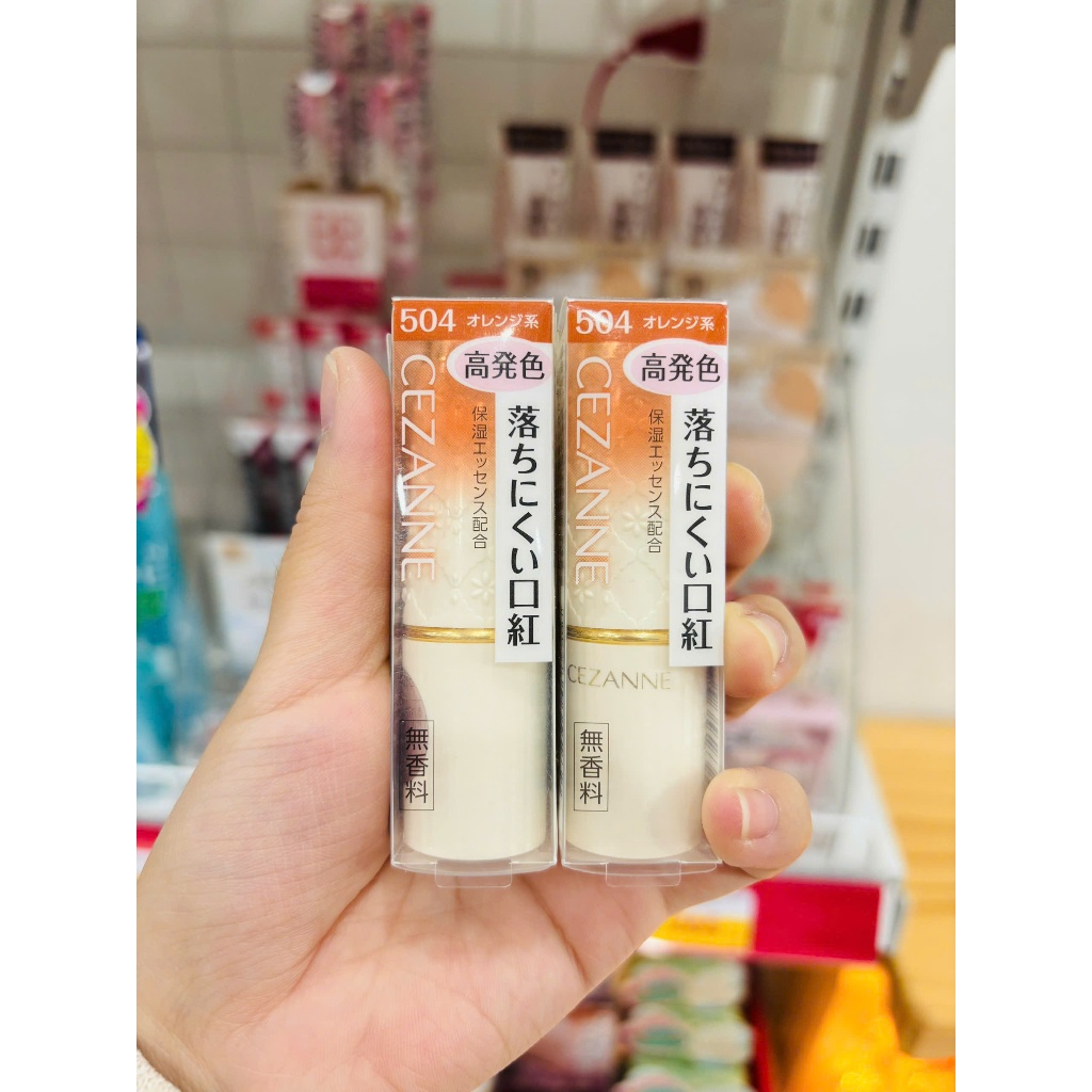 CEZANNE – Son thỏi Lasting Lip Color #504 cam nâu