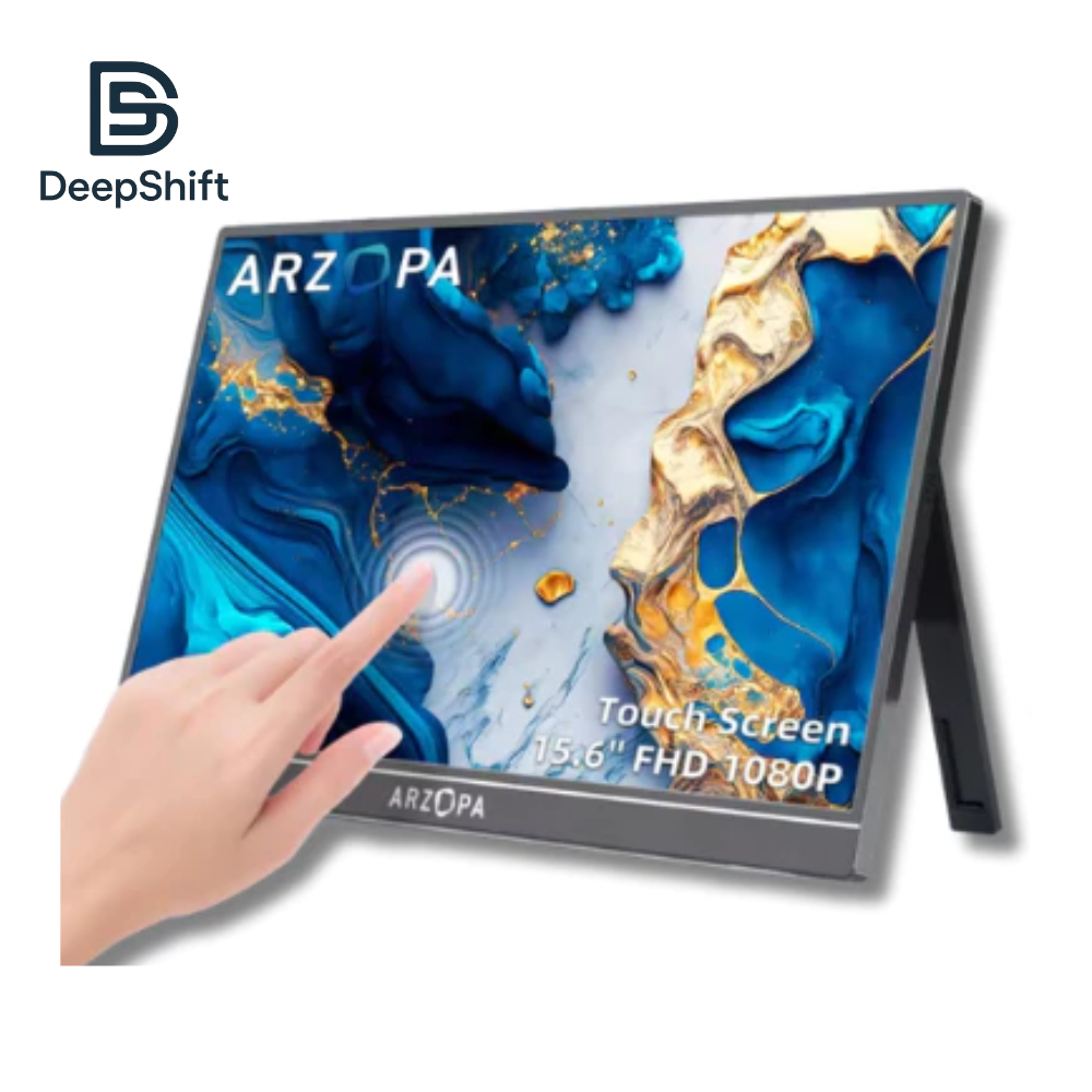 Màn hình di động cảm ứng ARZOPA A1T 15,6 Inch 60Hz FHD 1080P IPS 350nits | USB-C & HDMI | Cho Laptop