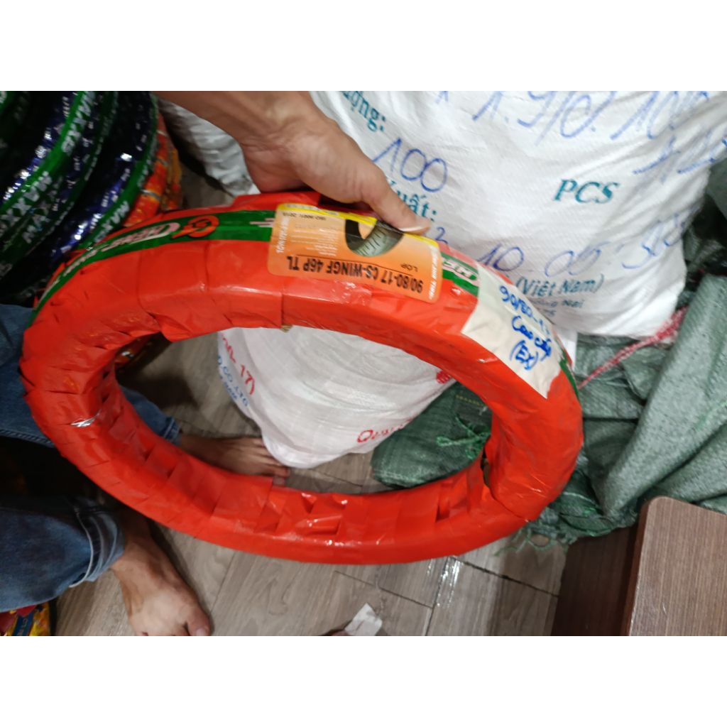 Vỏ(lốp) Xe máy Chengshin 90/80-17 Không săm theo xe Exciter 150