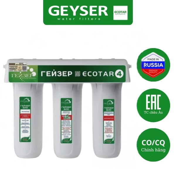 [HÀNG CHÍNH HÃNG] Máy lọc nước NANO GEYSER ECOTAR 4 Made in Russia