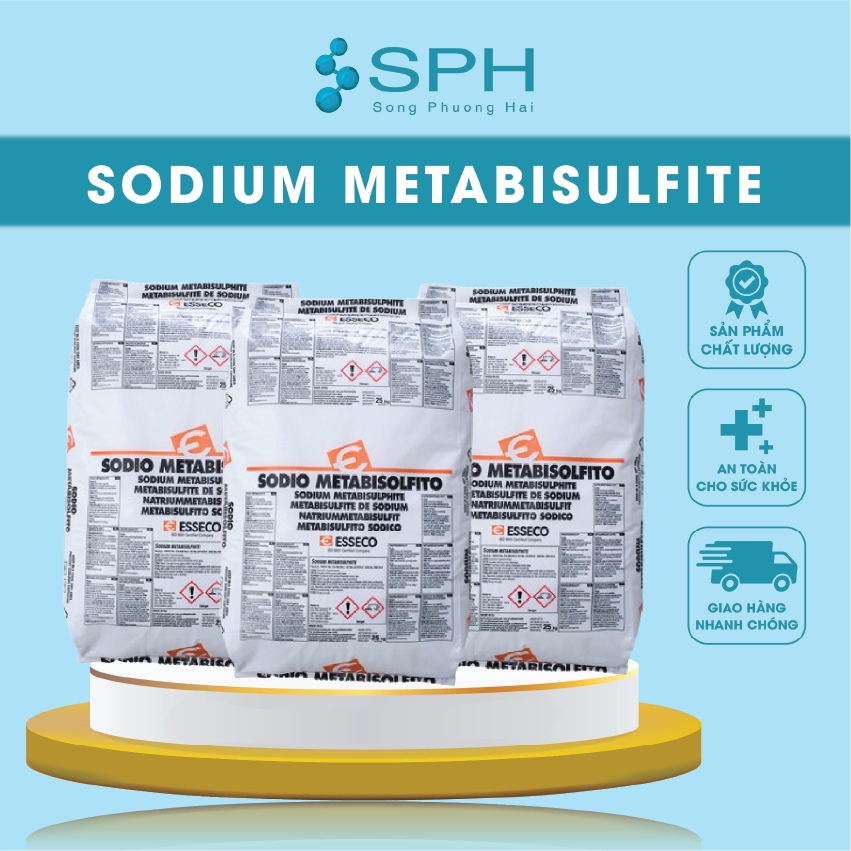 1 kg Sodium metabisulfite Na2S2O5 xuất xứ Ý nhập khẩu giá tốt