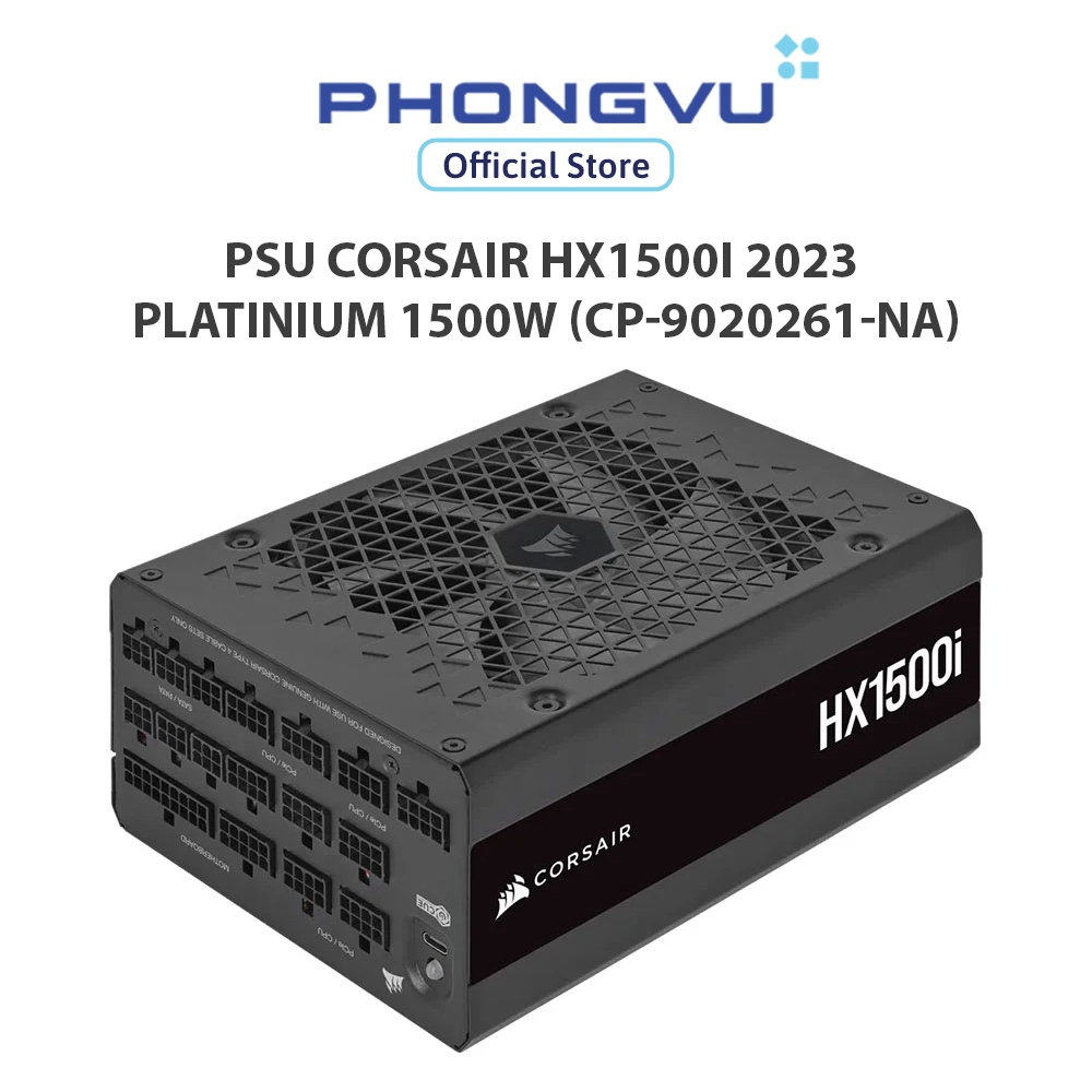 Nguồn máy tính Corsair HX1500i - 1500W - 80 Plus Platinum - Full Modular (CP-9020261-NA) - Bảo hành 