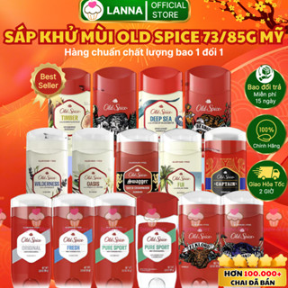 【CHÍNH HÃNG + 20 MÙI】Sáp Khử Mùi & Lăn Khử Mùi Gel Old Spice 85g–Ngăn Mồ Hôi, Không Ố Vàng, Nam & Nữ