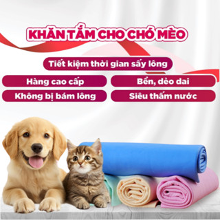 Khăn Tắm size nhỏ 20x30cm MASTERCARE Dành Cho Chó Mèo Thấm Hút Nhanh Siêu Tiện Dụng