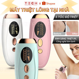 Máy Triệt Lông Tại Nhà Công Nghệ Ánh Sáng IPL Mới, Triệt Lông Nhanh Đều Màu Da Se Khít Lỗ Chân Lông