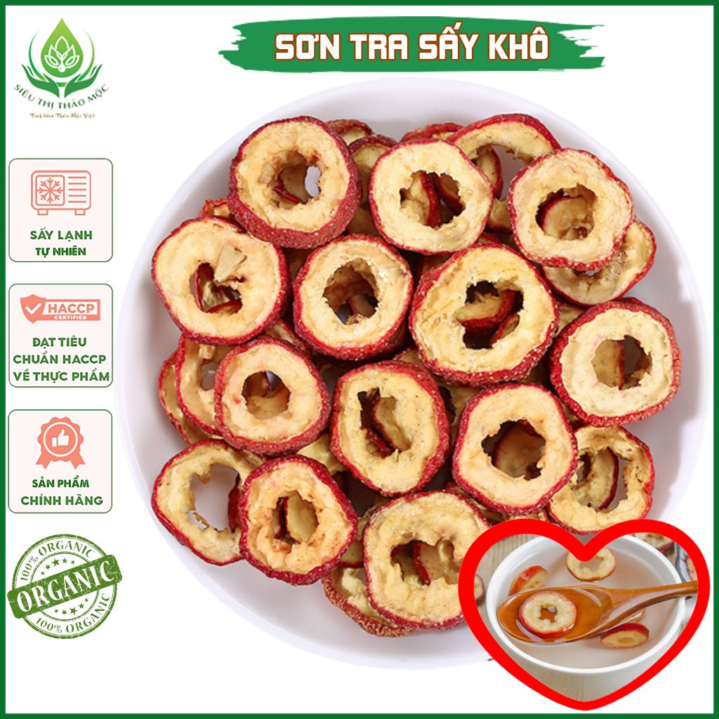 ✅[HÀNG LOẠI 1] Sơn Tra Khô Thái Lát Táo Mèo Khô Tự Nhiên Đều và Đẹp Giúp Tiêu Hoá Tốt, Giảm Mỡ Máu
