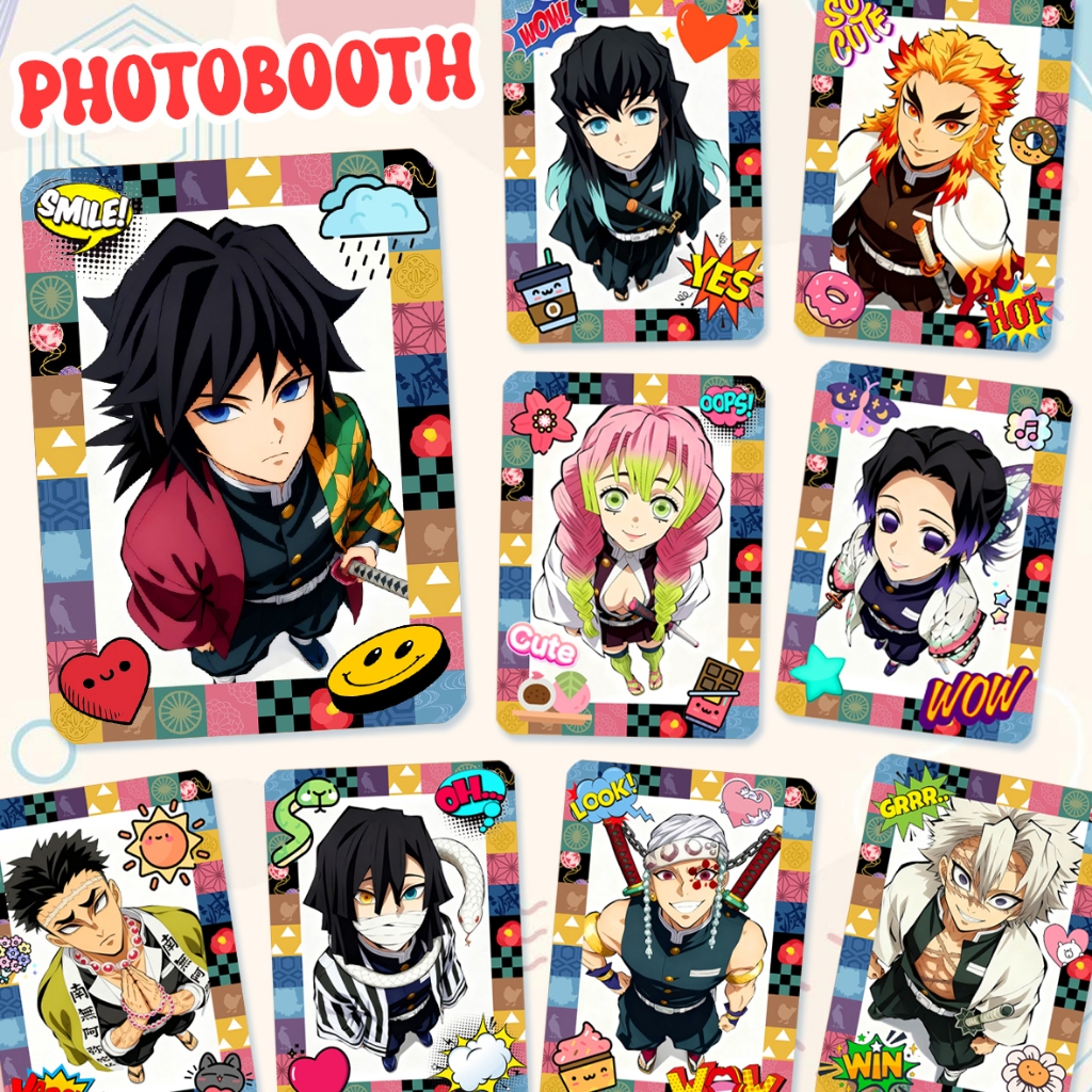 ẢNH CARD KNY - KIMETSU NO YAIBA - Tokitou Muichirou Muichiro Rengoku Giyuu Sanemi Mitsuri Obanai Shi