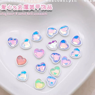 Set 10 charm tim trang trí móng phong cách Hàn Quốc