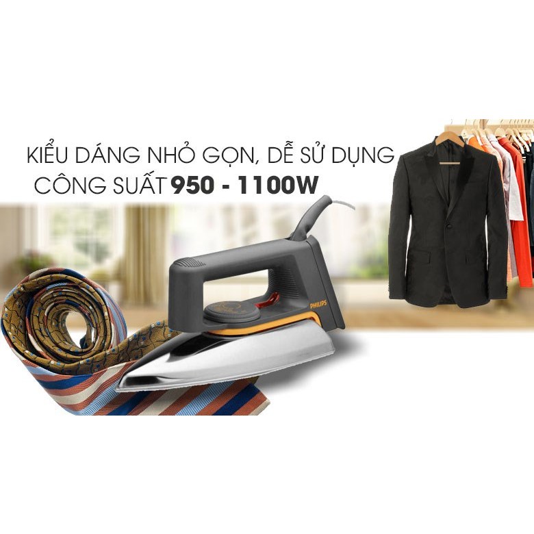 Bàn ủi khô Philips HD1172 1100W