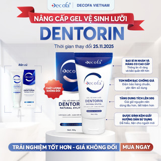  Gel Vệ Sinh Lưỡi Dentorin – Làm Sạch Lưỡi hỗ trợ cải thiện các vấn đề nấm lưỡi hôi miệng. 