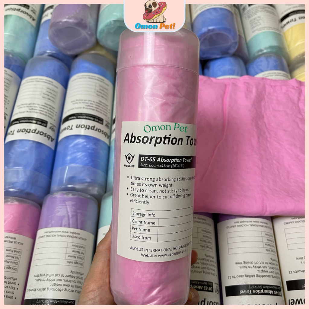 Khăn tắm KissGrooming siêu thấm hút nhanh khô lông chó mèo