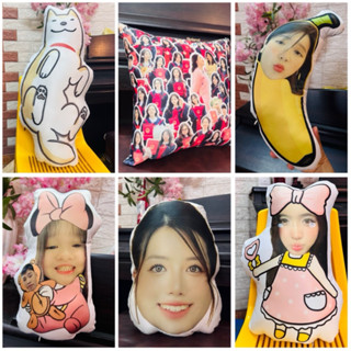  Gấu bông in hình theo yêu cầu 30-55cm in 2 mặt ảnh gối ôm làm theo yêu cầu 