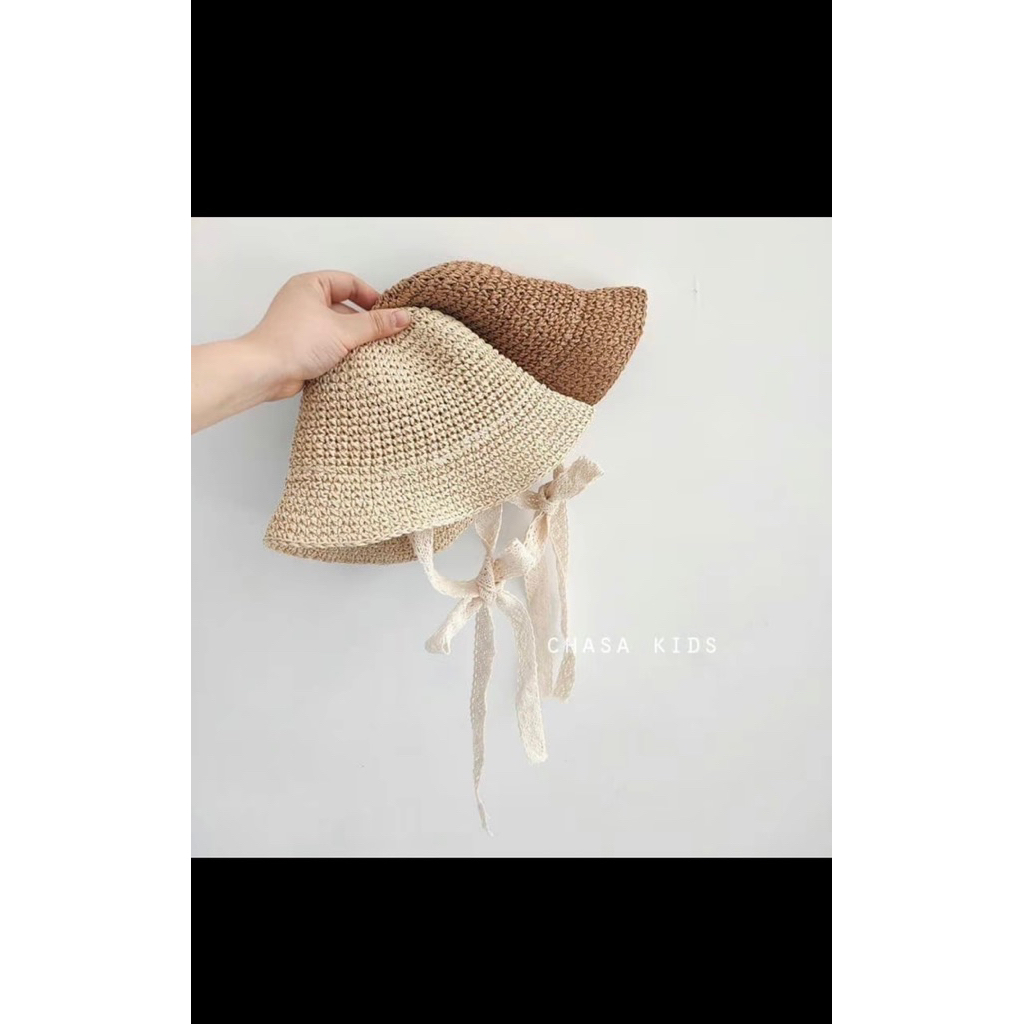 [LiA baby’s] Mũ cói thời trang cho bé gái xinh xắn (1-7t)