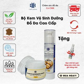  Bộ Kem Dưỡng Chăm Sóc Vệ Sinh Phục Hồi túi da áo da giày da ví da và ghế sofa 